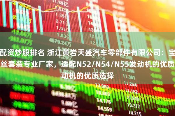 配资炒股排名 浙江黄岩天盛汽车零部件有限公司：宝马螺丝套装专业厂家，适配N52/N54/N55发动机的优质选择